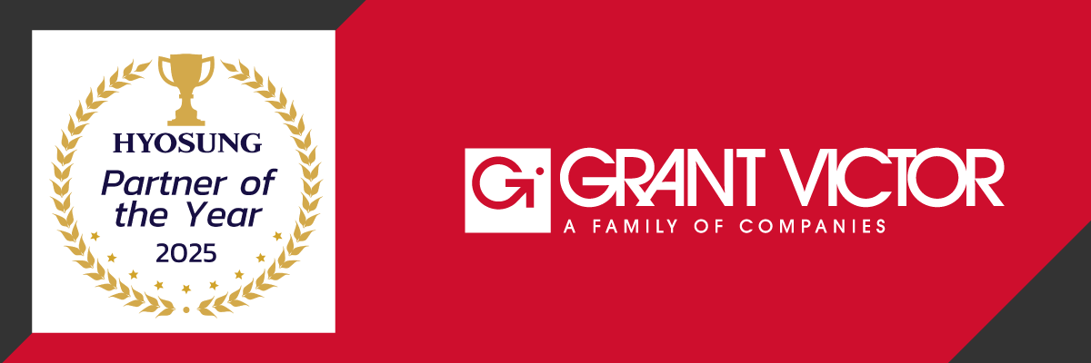 Grant Victor awarded Hyosung's 2025 Partner of the Year award.